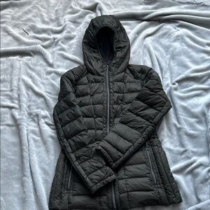 Michael Kors Women's Puffer Jacket - Charcoal (Packable Down Fill)